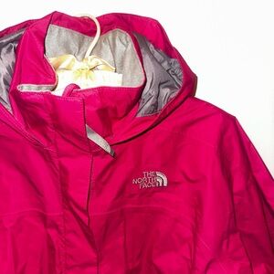 The North Face Pink Hooded Windbreaker Jacket